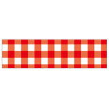 World Craft Washi Tape - 15mm - Gingham Check Red