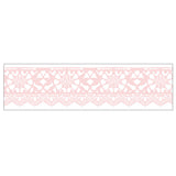 Washi Tape - 15mm - Lace Pink