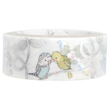 Seal Do Printing Washi Tape - 15mm - Glitter Tape Birds in Love Illustrated by Shinzi Katoh