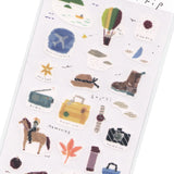Kamiiso Sansyo Stickers - Trip Illustrated by Miki Tamura