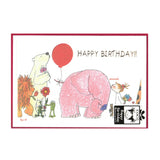 Birthday Card - "Coco and Wondrous Gang" Elephant