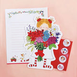 "Coco and Wondrous Gang" Letter Set Flower