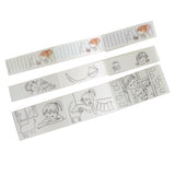 Seal Do Printing Washi Tape with Clips - Girl and Cat Illustrated by Shinzi Katoh