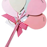 Group Greeting Card - Balloon Bouquet Pink