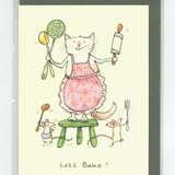 Greeting Card - Let's Bake