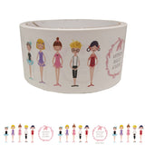 Seal Do Printing Washi Tape - 45mm - Ballerina Illustrated by Shinzi Katoh