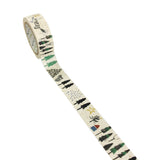 Seal Do Printing Washi Tape - 15mm - Forest Animals Illustrated by Shinzi Katoh