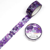 Kamiiso Sansyo Washi Tape - 15mm - Kimono Sumire