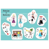 Seal Do Printing Stickers - Playing Music Illustrated by Shinzi Katoh