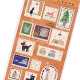Kamiiso Sansyo Stickers - Stamp Illustrated by Miki Tamura