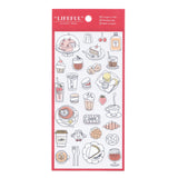 MIND WAVE Stickers - Lifeful Illust Seal Seal Cafe