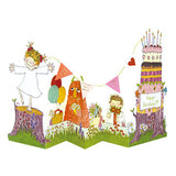 Birthday Card - "Coco and Wondrous Gang" Tower Cake
