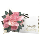 Birthday Card - Rose Pop Up Card