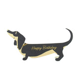 Birthday Card - Stand Up Card Dachshund