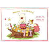 Birthday Card - [Coco and Wondrous Gang] Birthday with Friends Pop-up Card