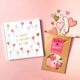 Greeting Life Flake Stickers - Heart