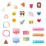 Stickers - Flaky Stickers Icon