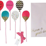 Group Greeting Card - Balloon Bouquet Pink