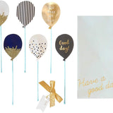 Goup Greeting Card - Balloon Bouquet Mono Tone