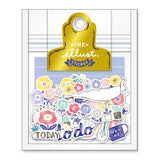 MIND WAVE Flake Stickers - Ink Illust Sticker Flower