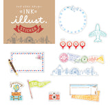 MIND WAVE Flake Stickers - Ink Illust Sticker Travel