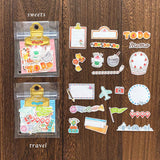 MIND WAVE Flake Stickers - Ink Illust Sticker Travel