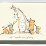 Greeting Card - Hold Hands Everyone
