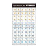 Stickers - Planner Sticker Weather White