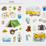 Pine Book Decoration Sticker - Camp and Travel