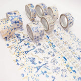 Seal Do Printing Washi Tape - 15mm - Rain Drops Illustrated by Shinzi Katoh
