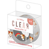 Washi Tape - 15mm - [Coco and Wondrous Gang] Clear Tape