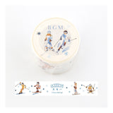 BGM Washi Tape - 30mm - Skiing