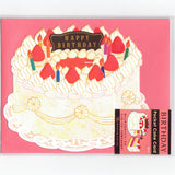 Birthday Card - Strawberry Short Cake