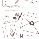 Kamiiso Sansyo Stickers - Spring Illustrated by Miki Tamura