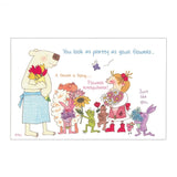 Postcard - "Coco and Wondrous Gang" Flowers