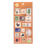 Kamiiso Sansyo Stickers - Stamp Illustrated by Miki Tamura