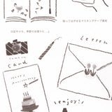 Kamiiso Sansyo Stickers - Family Illustrated by Miki Tamura