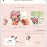 Birthday Card - Rose Pop Up Card