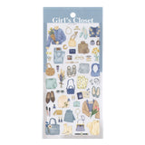 MIND WAVE Stickers - Girl's Closet Blue