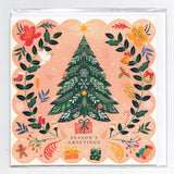 Christmas Card - Christmas Tree Wreath